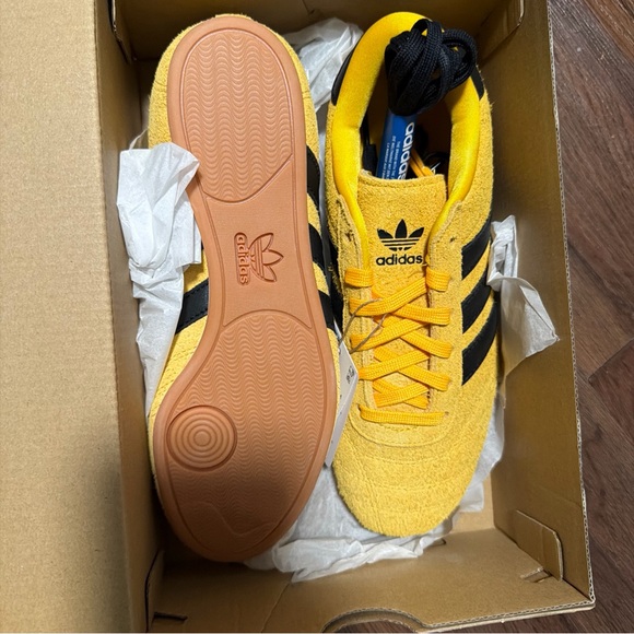 Adidas originals Women's Taekwondo Lace W Crew Yellow / Core Gum JS1461 Sz 6.5 - Picture 5 of 6